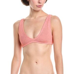Bond-Eye Swim Womens  Scout Crop Bikini Top, Pink